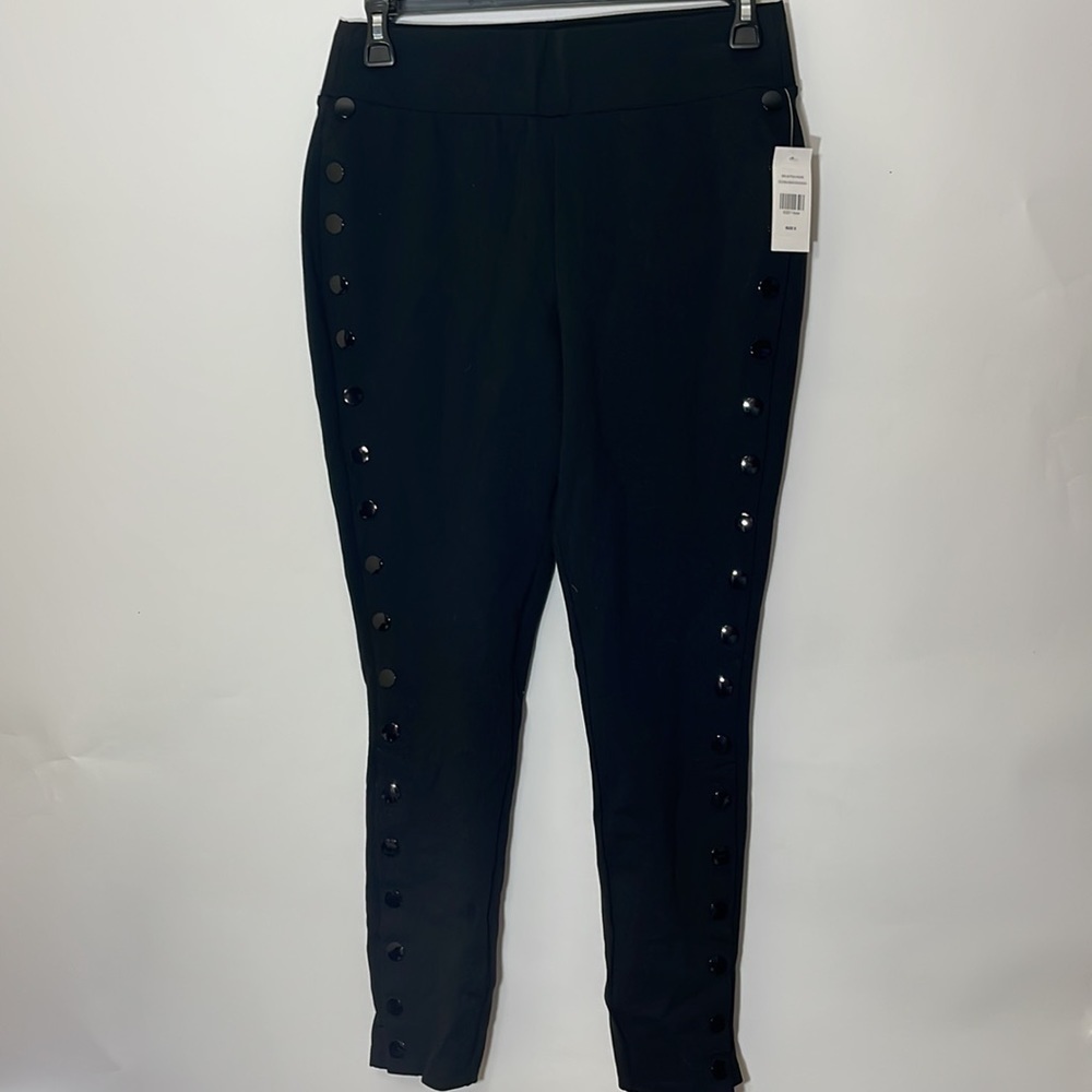 FTF 0 Charli Side Button Good Form Ponte Knit Pants - Picture 4 of 8